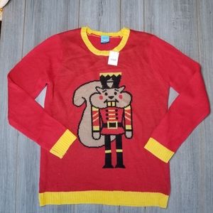 Nutcracker Chipmunk Ugly Christmas Sweater